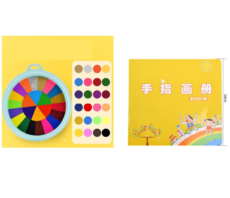 Nouvelle Pâte à Empreintes Digitale pour Maternelle Non Toxique et Lavable Meilleure Vente