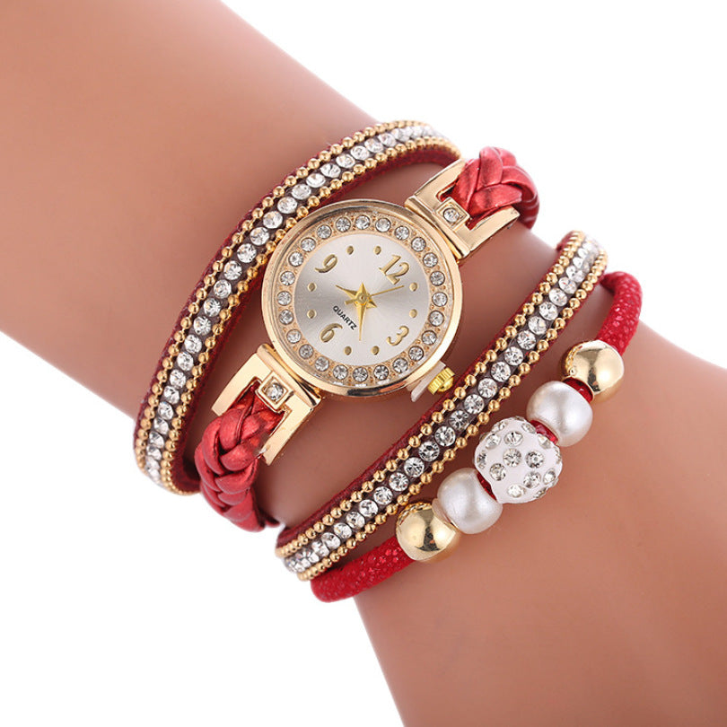 Reloj de aleación para mujer con diamantes, reloj de cuarzo simple digital para mujer