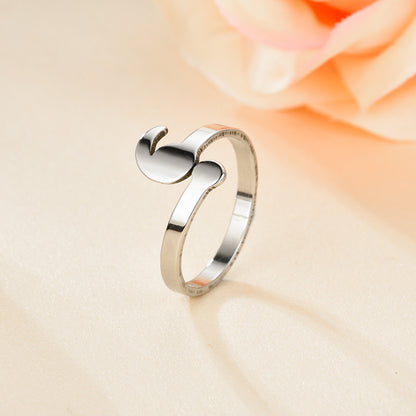 Bague en Acier Inoxydable pour Femme