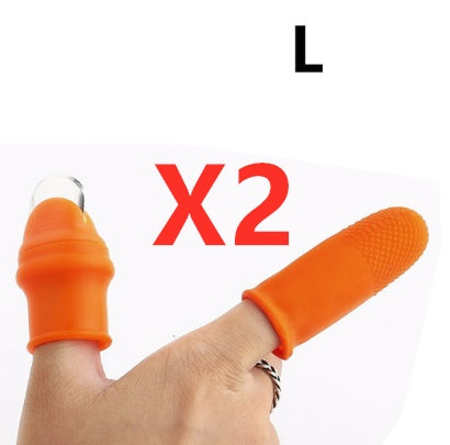 Cuchillo de pulgar de silicona, protector de dedos, equipo para cortar verduras, cuchillo para cosechar, pellizcar plantas, tijeras, guantes de jardinería