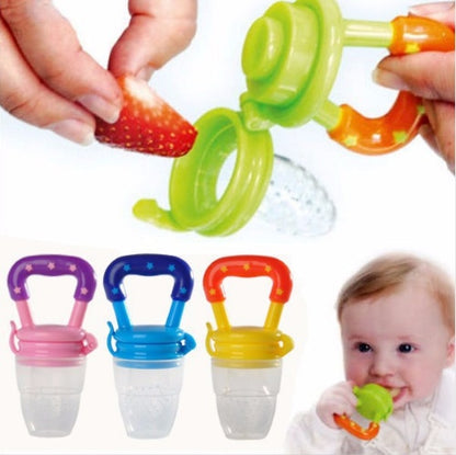 Nouvelle Sucette en Silicone pour Bébé, Encapsulée pour Apaiser l'Alimentation Complémentaire