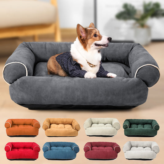 Canapé-lit pour chien, sac de couchage, chenil, chaton, maison pour animaux de compagnie, lits chauds d'hiver, coussin