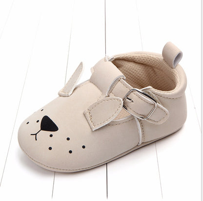 Chaussures bébé printemps automne dessin animé animal cuir mat antidérapant semelle souple chaussures bébé vente en gros 0884