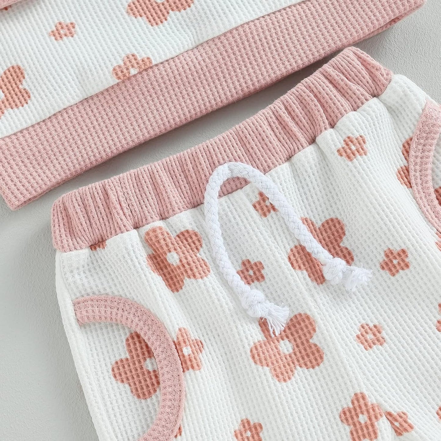 Ensemble pull imprimé floral pour enfants