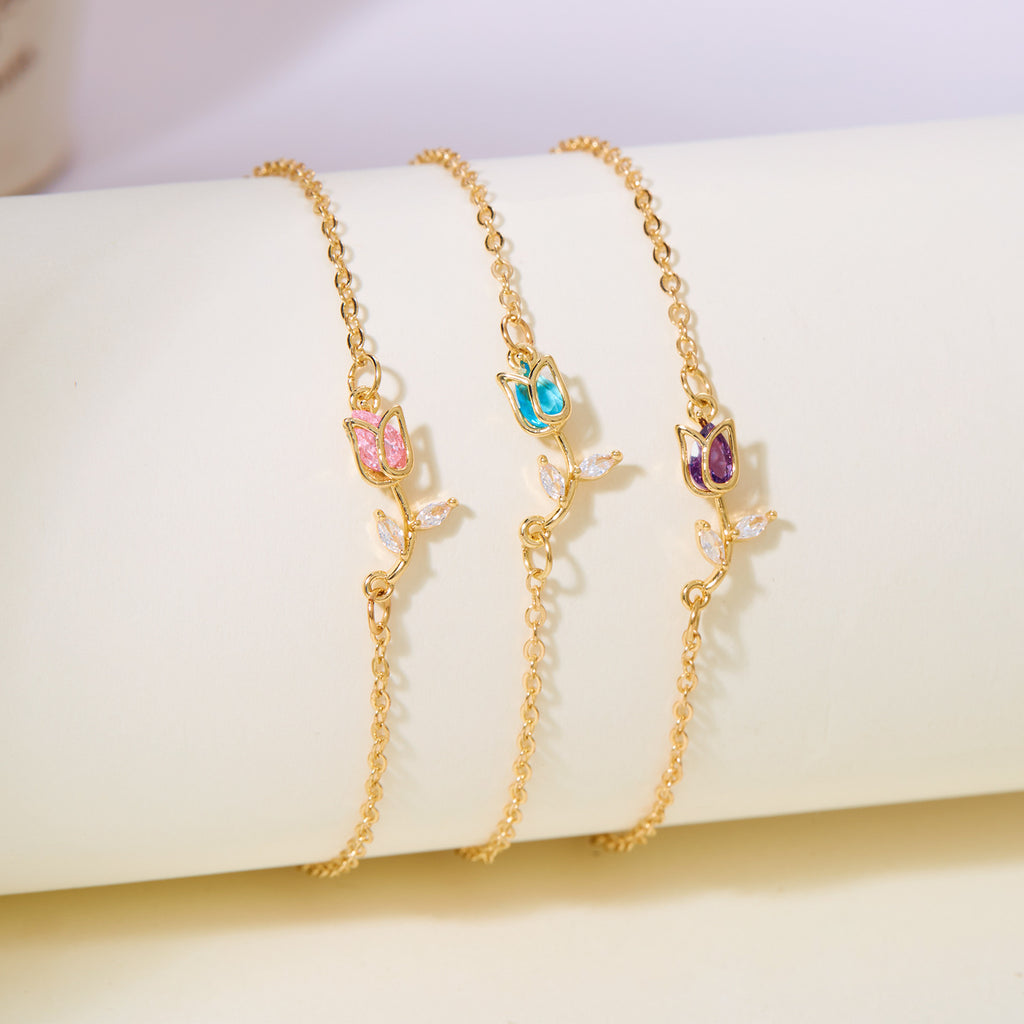 Collier Tulipe Élégant et Tendance pour Femme