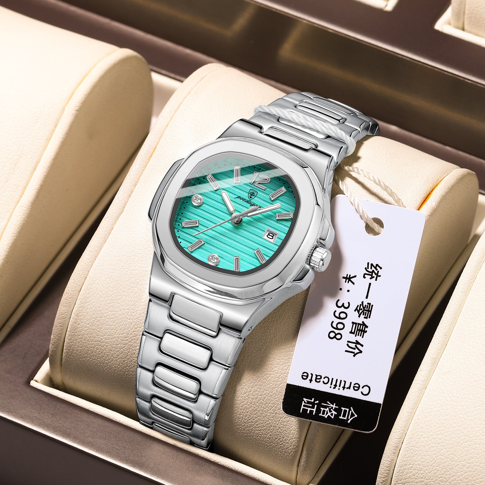 Reloj de Cuarzo Luminoso Ultrafino para Mujer
