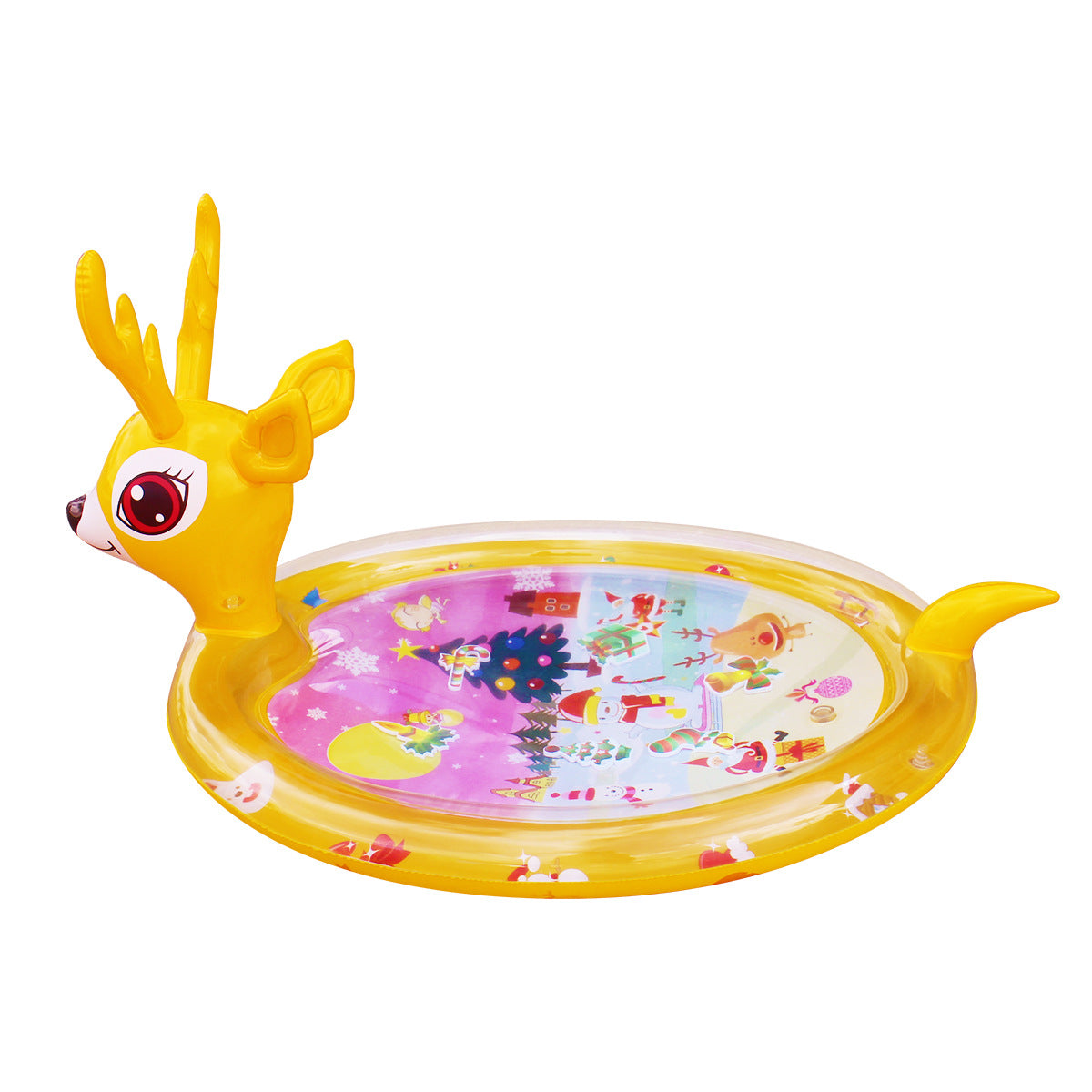 Tapis de jeu aquatique gonflable pour bébé Tortue de mer