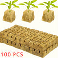 High Porosity Rockwool Grow Cubes for Seed Germination-0