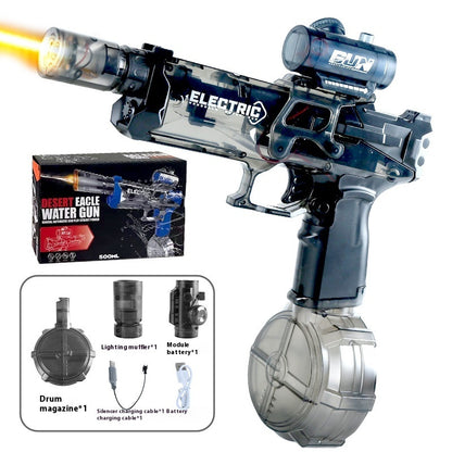 Nouveau pistolet à eau électrique Ice Mouse Ice Explosion, haute vitesse, tir continu, rechargement à liaison, grande capacité pour enfants