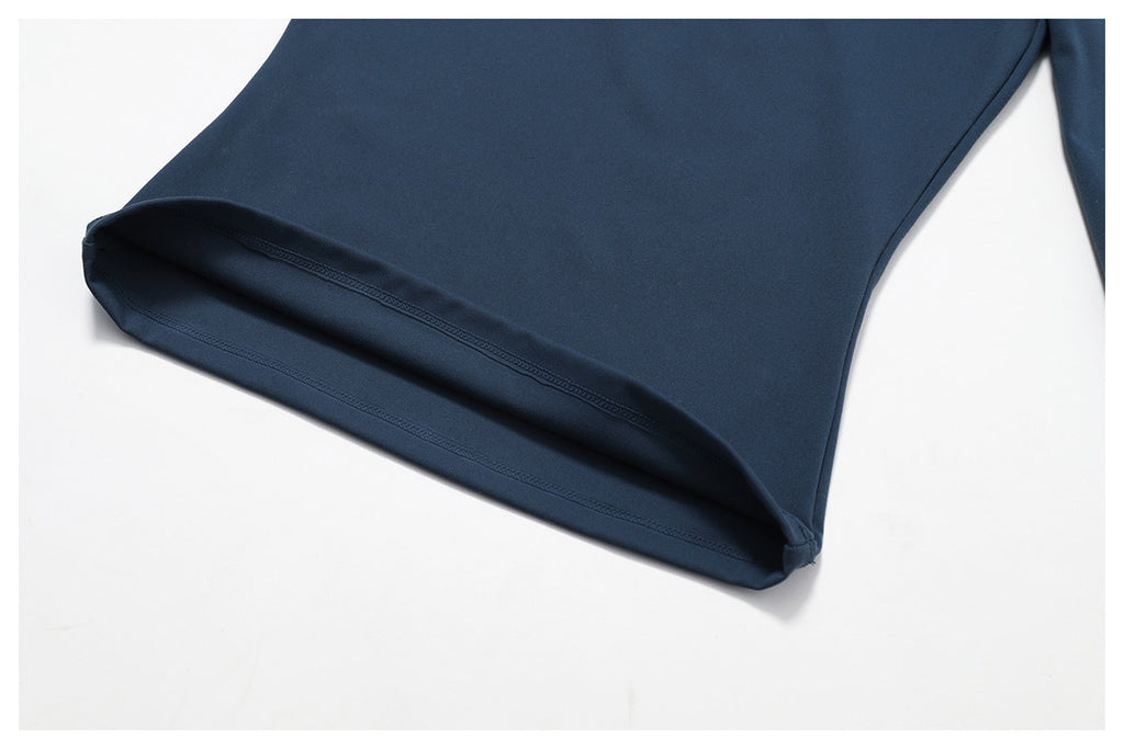 Top de manga larga ajustado para mujer, moda yoga, ropa deportiva de fitness para mujer