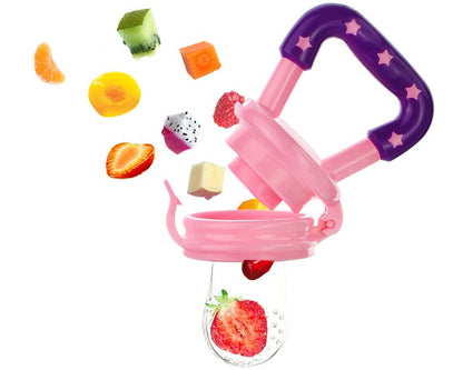 Nouvelle Sucette en Silicone pour Bébé, Encapsulée pour Apaiser l'Alimentation Complémentaire