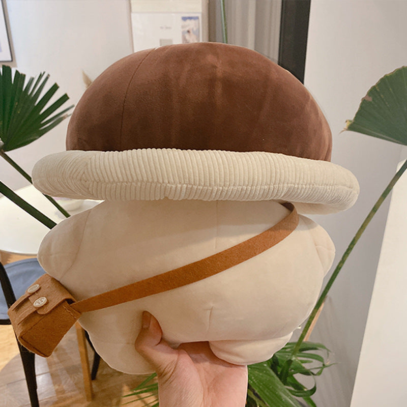 Jouets en peluche poupée en forme de champignon