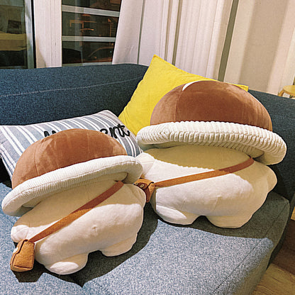 Jouets en peluche poupée en forme de champignon