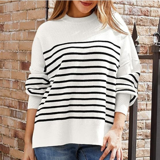 Chandail en tricot épais pour femme