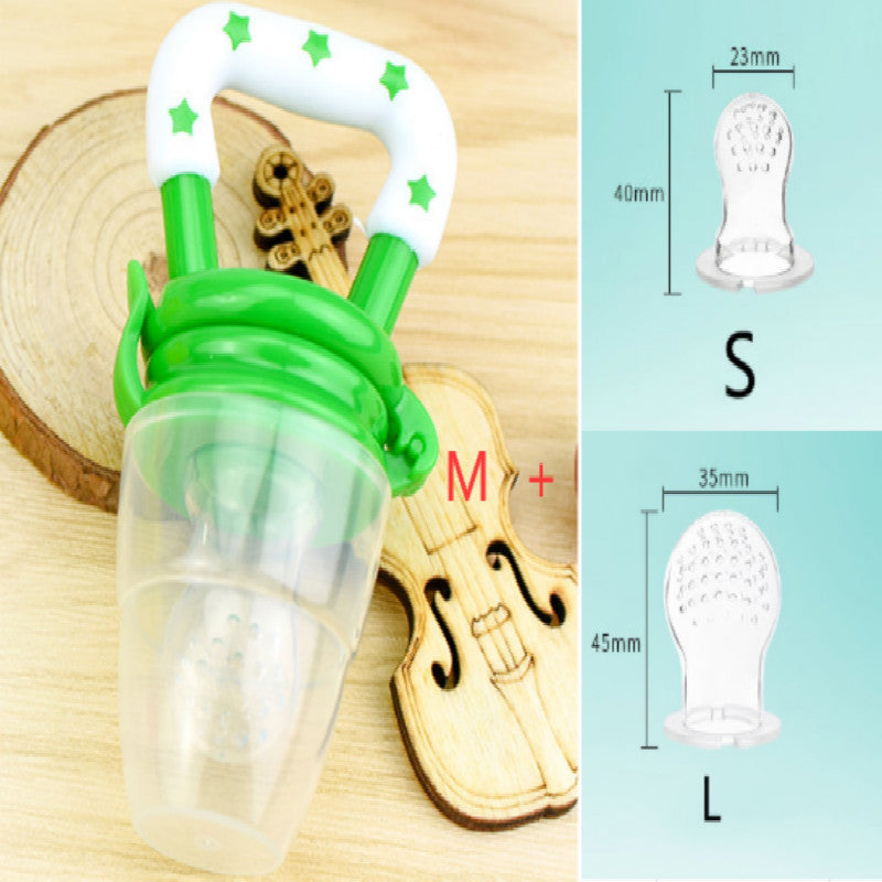 Nouvelle Sucette en Silicone pour Bébé, Encapsulée pour Apaiser l'Alimentation Complémentaire