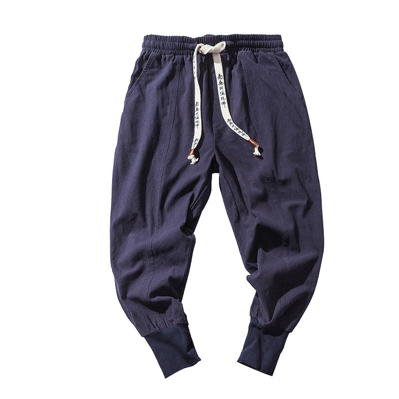 Pantalones Jarem de Algodón y Lino para Hombre Estilo Hip Hop