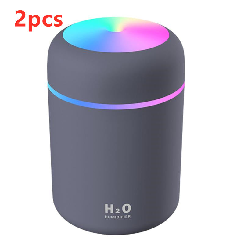 Atomizador de escritorio USB doméstico, mini, silencioso, para dormitorio, gran volumen de niebla