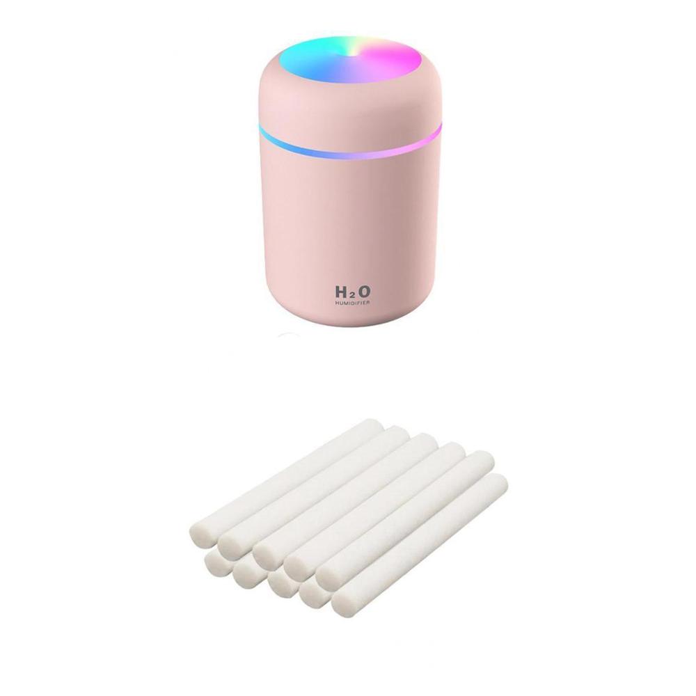 Atomizador de escritorio USB doméstico, mini, silencioso, para dormitorio, gran volumen de niebla