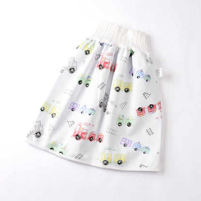 Jupe-couche bébé en coton et fibre de bambou