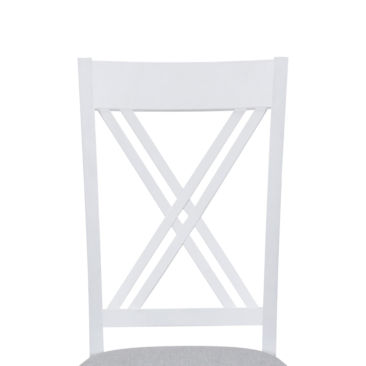 Ensemble de salle à manger 5 pièces en bois rustique minimaliste