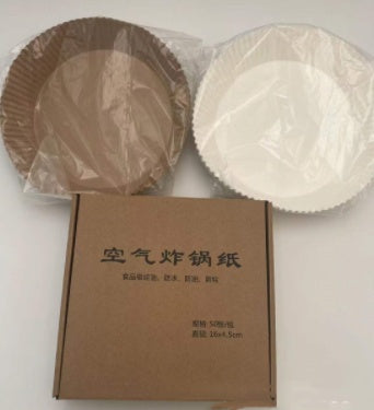Freidora de aire, papel desechable para alimentos, forro de papel, freidora, cocinas, a prueba de aceite, plato de barbacoa, vaporizador, accesorios para hornear