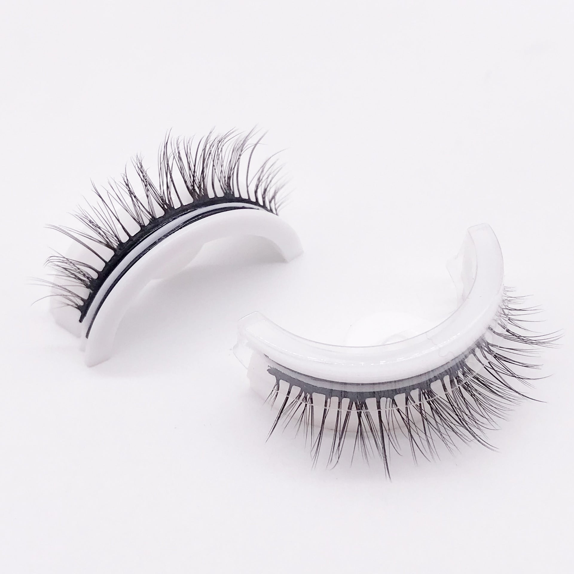 Cils en Vison 3D Réutilisables, Cils Naturels Faux Auto-adhésifs, Maquillage sans Colle, Extension de Cils en Soie