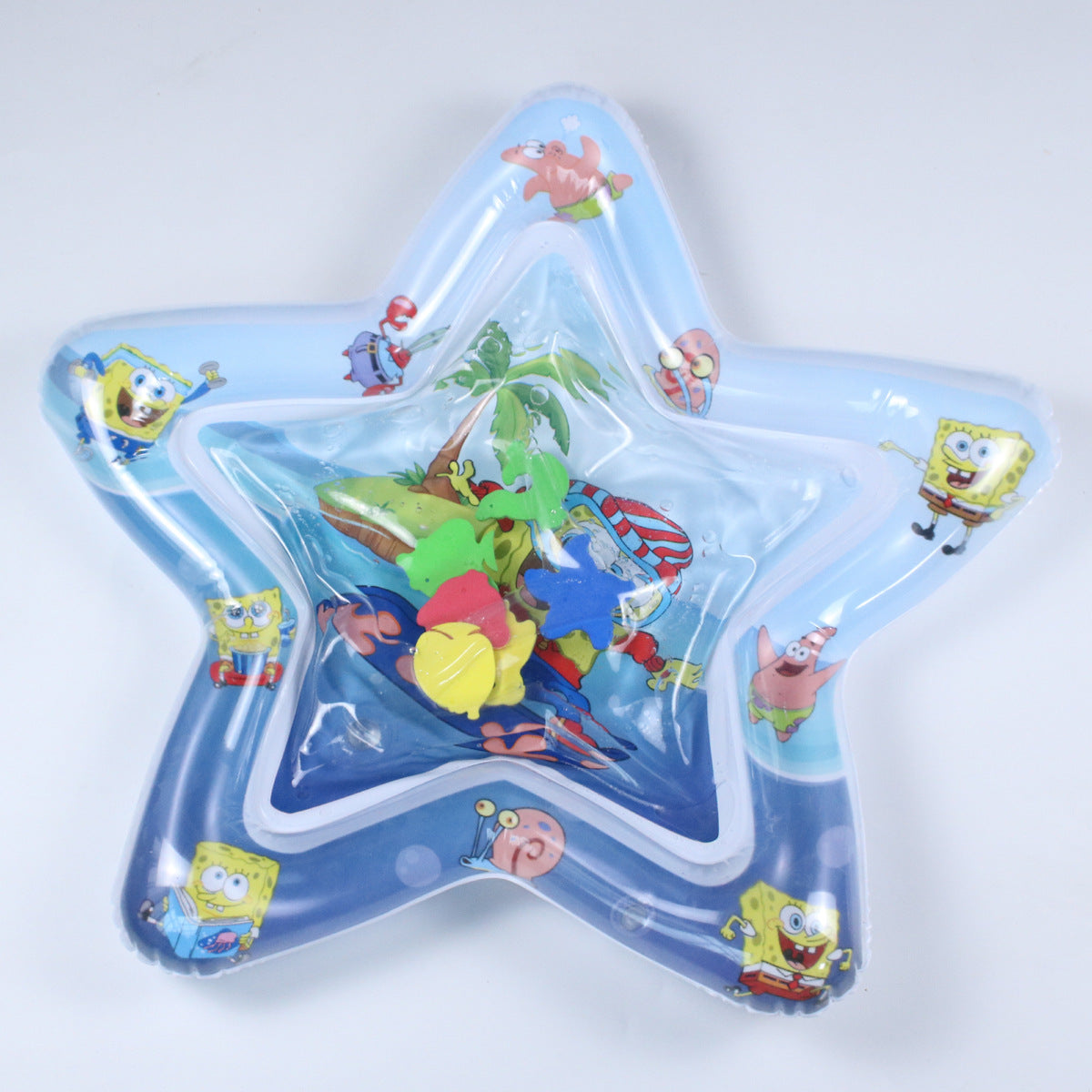 Tapis de jeu aquatique gonflable pour bébé Tortue de mer