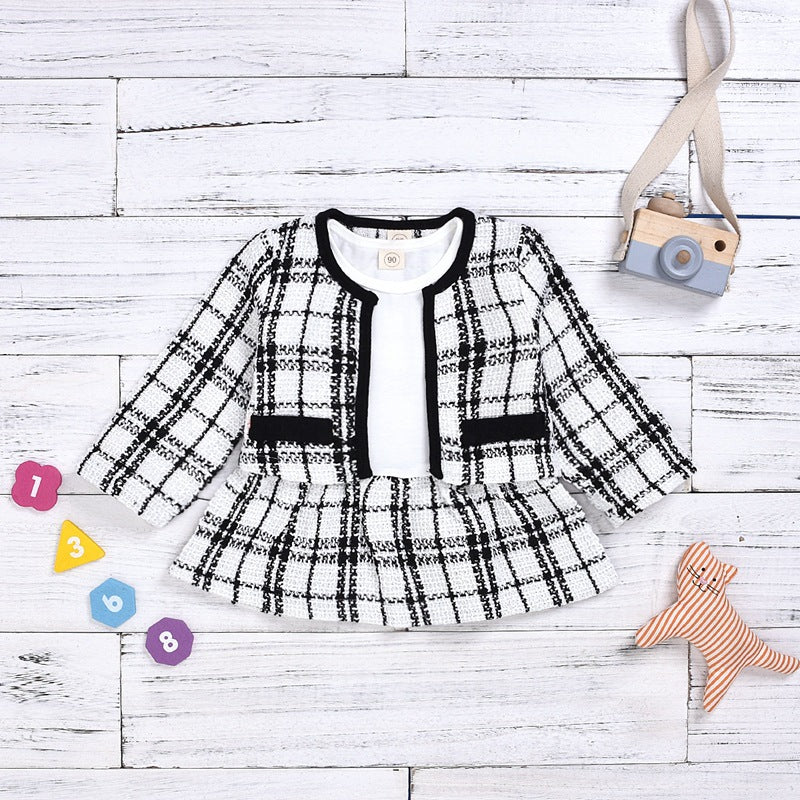 Robes à manches longues Deux pièces pour enfants Bébé petite combinaison de vent d'encens