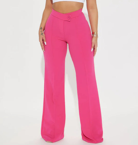 Pantalones de campana ajustados