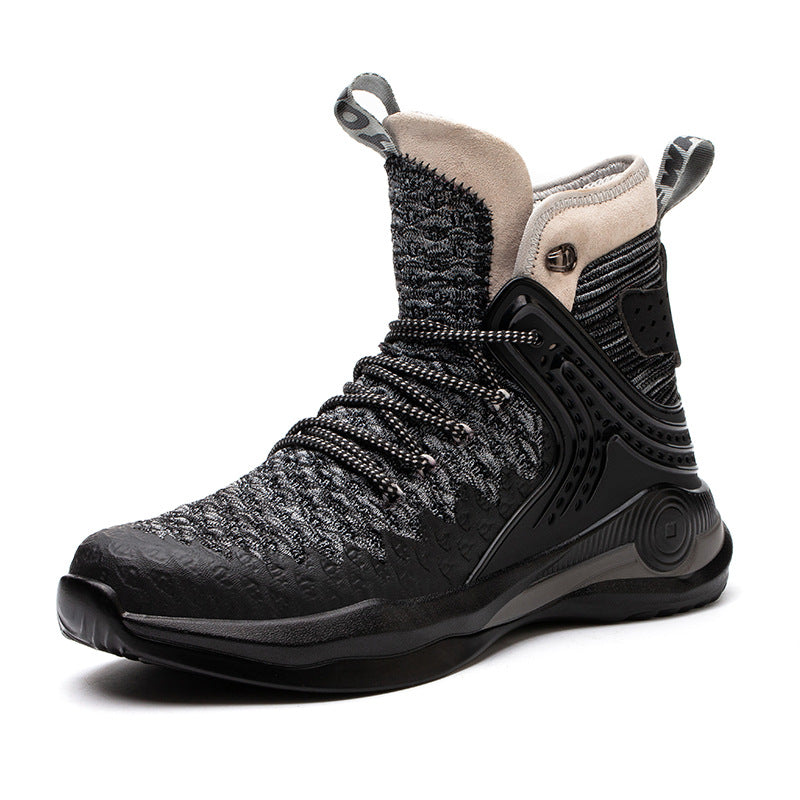 Zapatos de seguridad de caña alta Calzado de protección para la construcción Zapatos de hombre con punta de acero Botas de senderismo transpirables Botas de trabajo resistentes a perforaciones