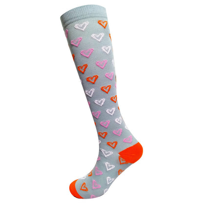 Chaussettes de sport de compression extensibles pour femmes