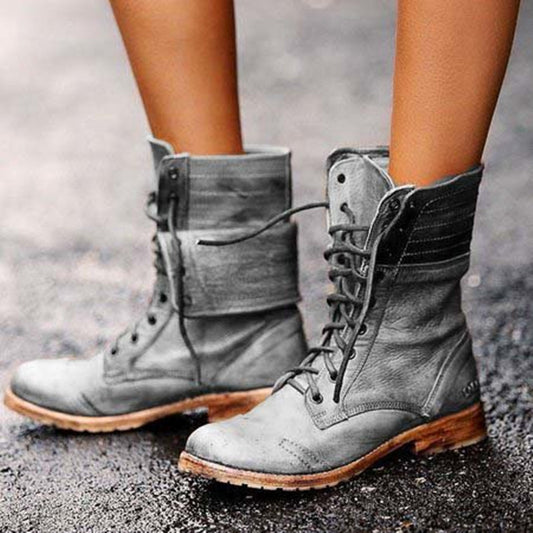 Botas Martin con tiras cruzadas