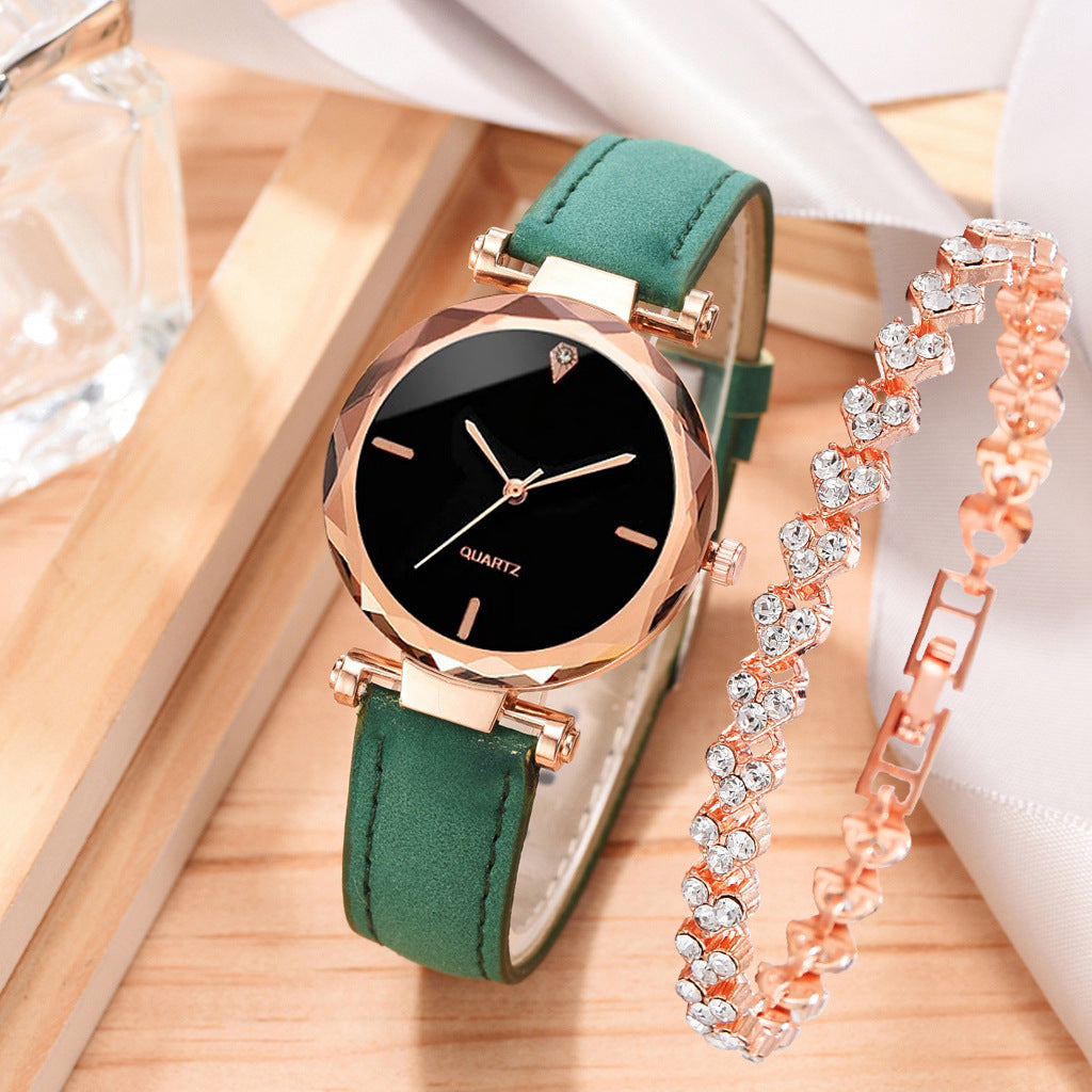 Reloj simple, reloj de correa, reloj de cuarzo, conjunto de pulsera