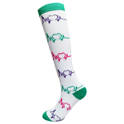 Chaussettes de sport de compression extensibles pour femmes