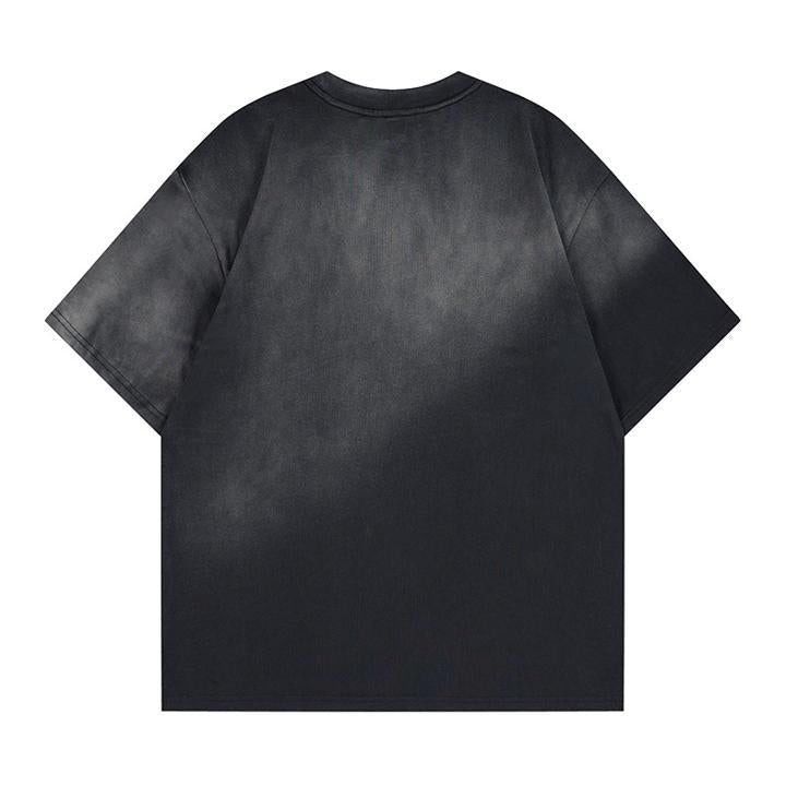 T-shirt court à manches courtes de style hip-hop
