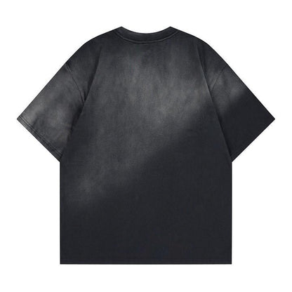 T-shirt court à manches courtes de style hip-hop