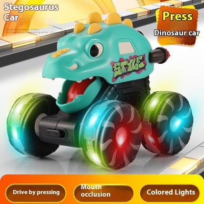 Voiture Jouet Dinosaure à Pression Légère et Modèle Coulissant Inertiel