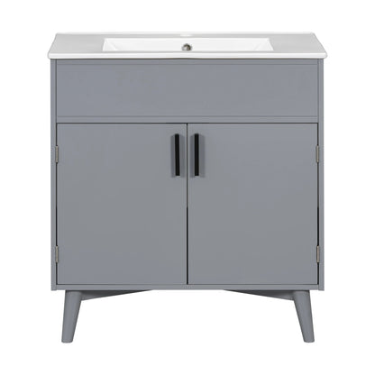 Bathroom vanity Set with Sink, Combo Cabinet, Bathroom Storage Cabinet by eprolo