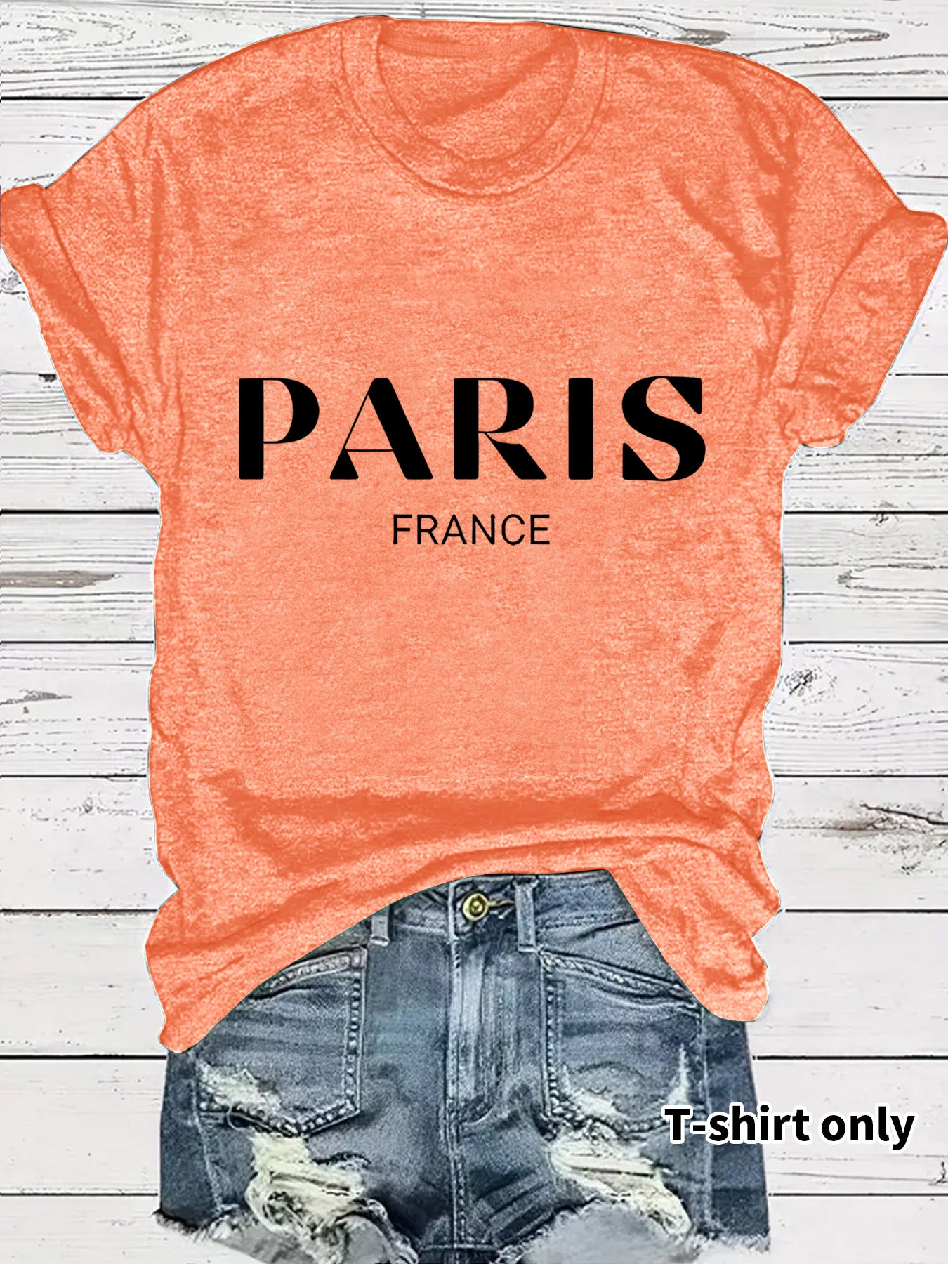 T-shirt Paris letters