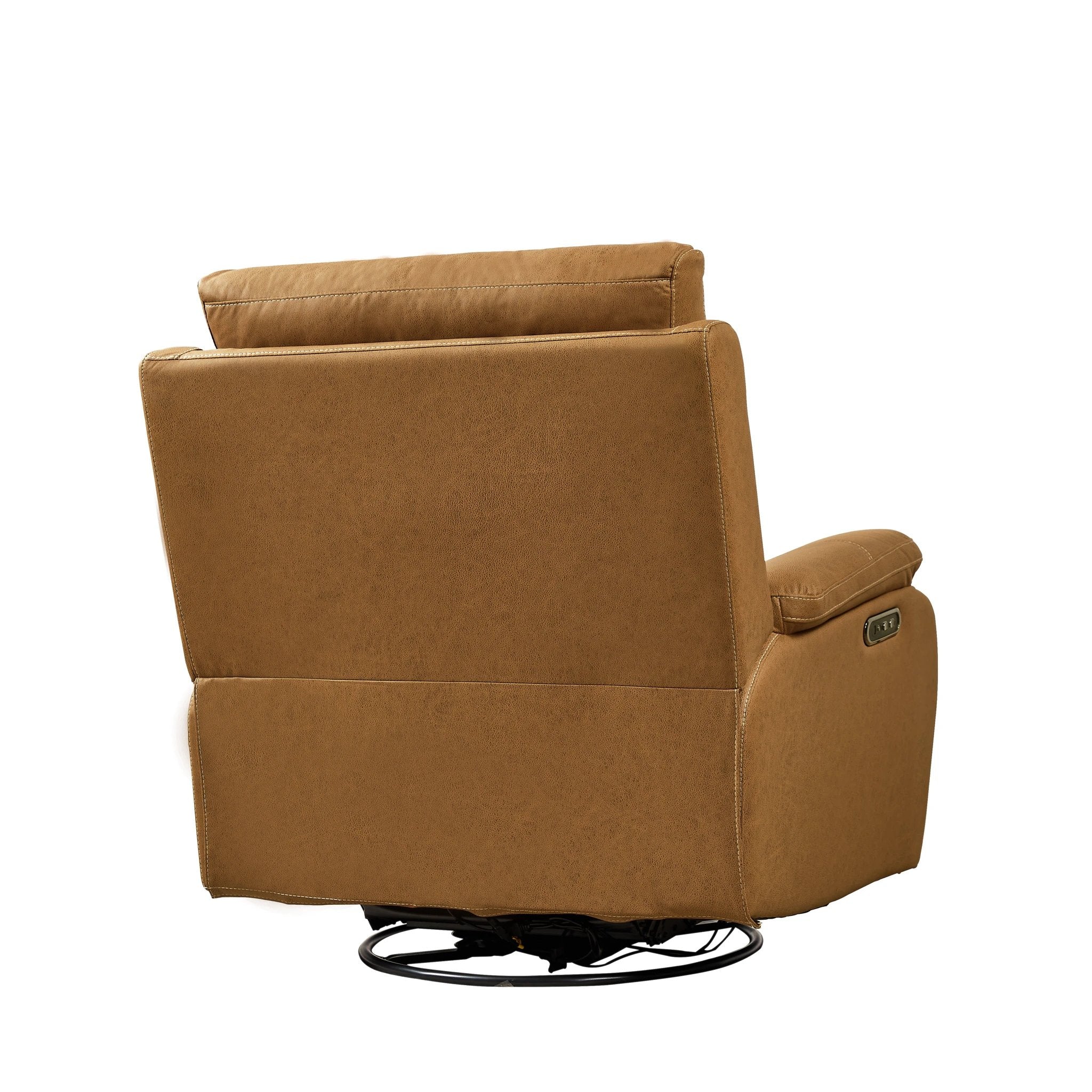 Liyasi Dual OKIN Motor Rocking and 240 Degree Swivel Single Sofa Seat recliner Chair Infinite Position by eprolo