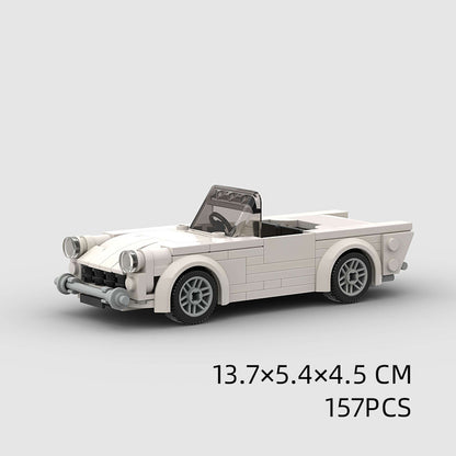 Jouets pour enfants Modèle de voiture Voiture de sport et petites briques de construction MOC Jouets éducatifs