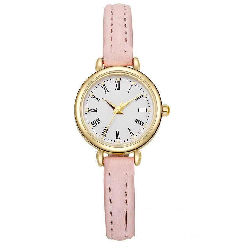 Pequeño, Exquisito Y De Alto Grado Reloj De Cuarzo Elegante Para Estudiantes