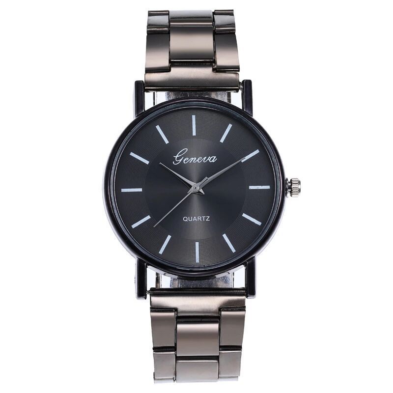Reloj Neutro para Mujer con Correa de Acero, Moda Sencilla, Cuarzo