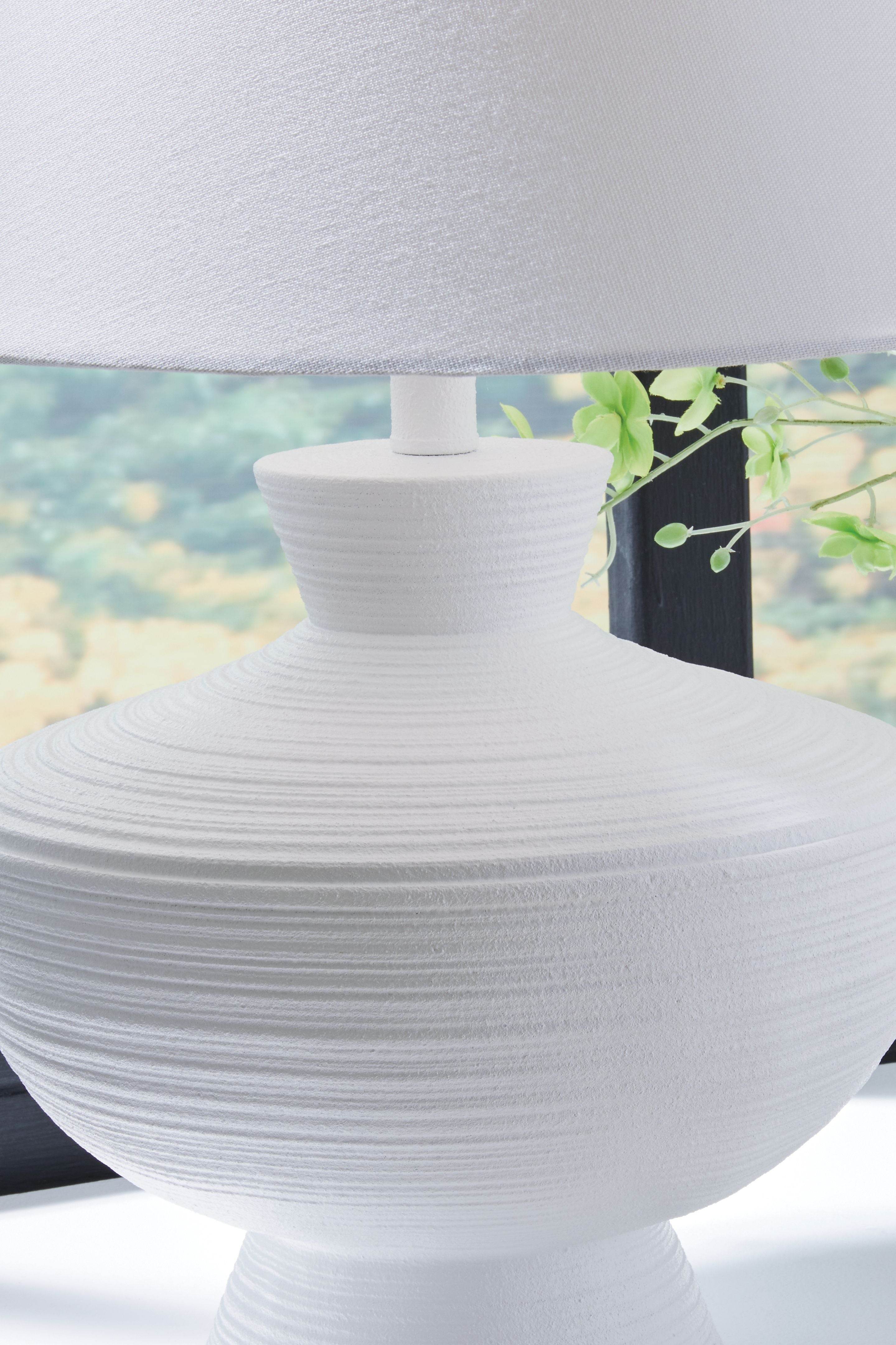 Harelwood - Poly Table Lamp - White-1