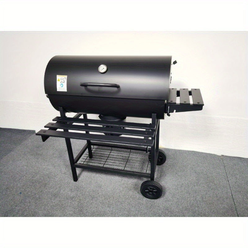 Grille de barbecue multifonctionnelle d'extérieur avec plaque en fer