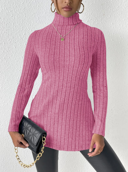 Pull à col roulé pour femme