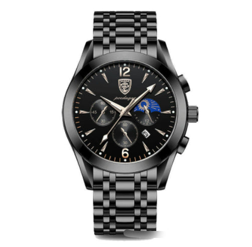 Montre à quartz étanche lumineuse pour homme avec bracelet