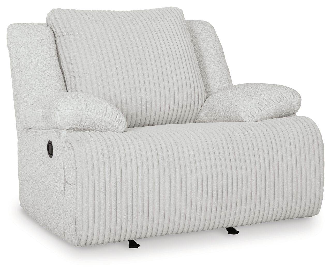 Top Tier - Rocker Recliner - Fabric - Alloy-0