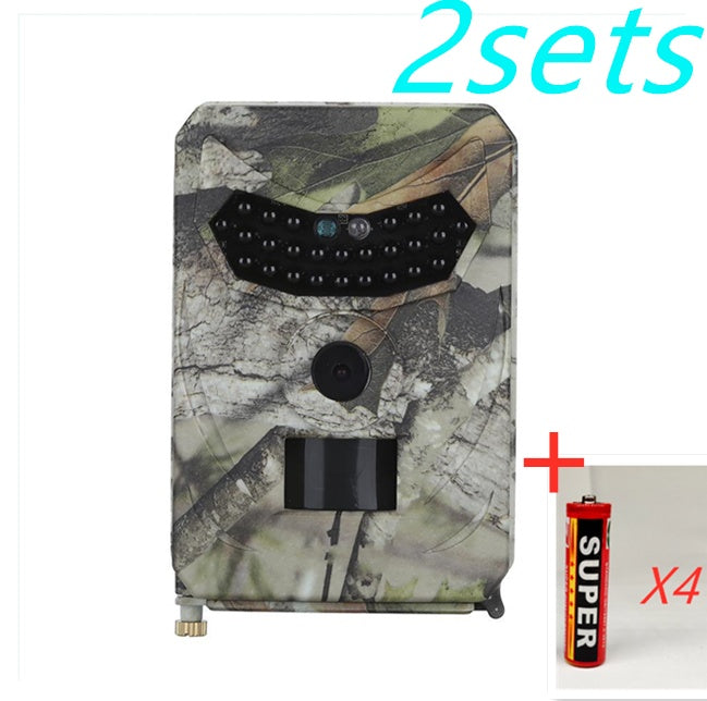 Cámara de Caza de Rastro 1080P, Cámara de Juego para Exteriores, Cámara de Exploración de Vida Silvestre con Sensor PIR y Visión Nocturna por Infrarrojos