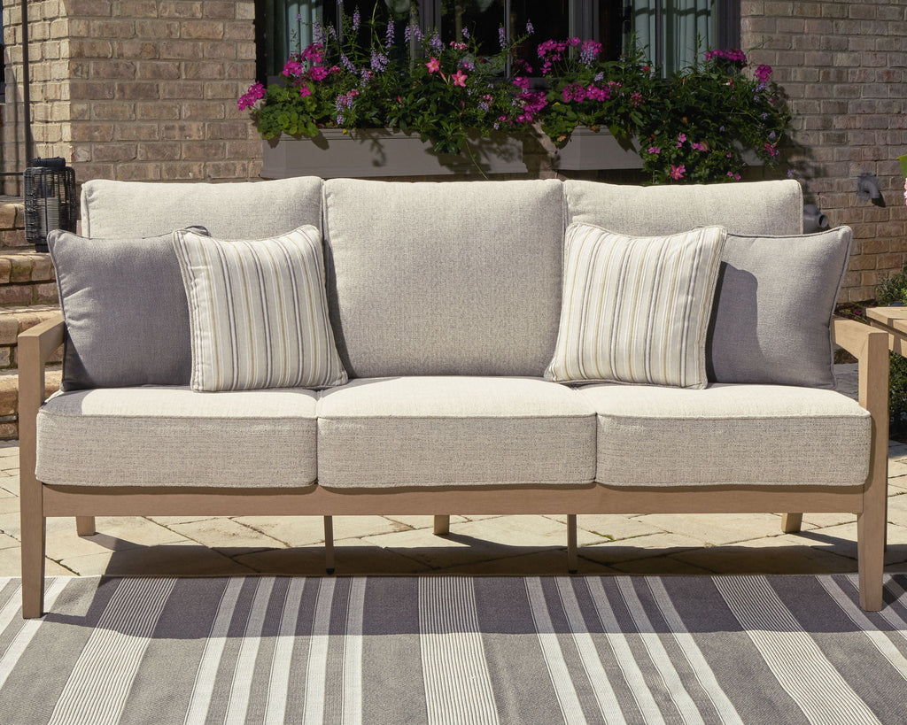 Driftwood Outdoor Sofa with Cushions Furniture-1